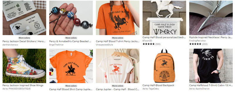 Percy Jackson Merch, Percy Jackson Fans Merchandise, Official Online Shop